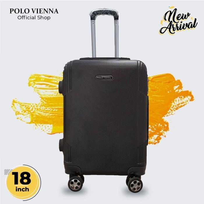 Koper Polo Vienna 18 Inch Luggage Cabin Hitam