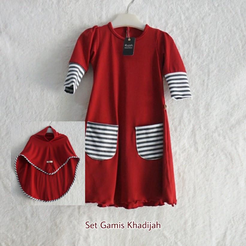 SET GAMIS ANAK KHADIJAH LOKAL BRAND