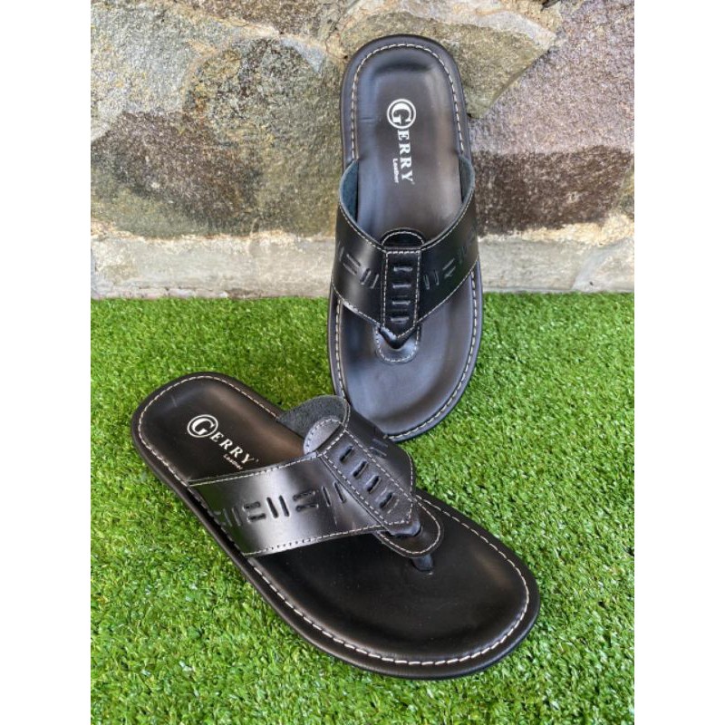 Sandal Slide Pria Harley Davidson / Sandal Casual Pria Kulit Sapi Asli Harley Davidson / gerry