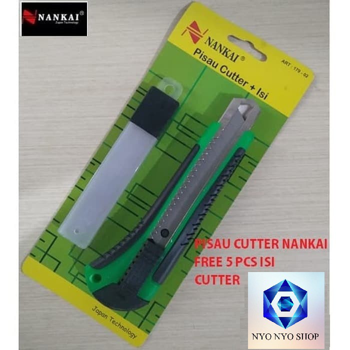 

Cutter Kater Besar Snap Off Blade Nankai