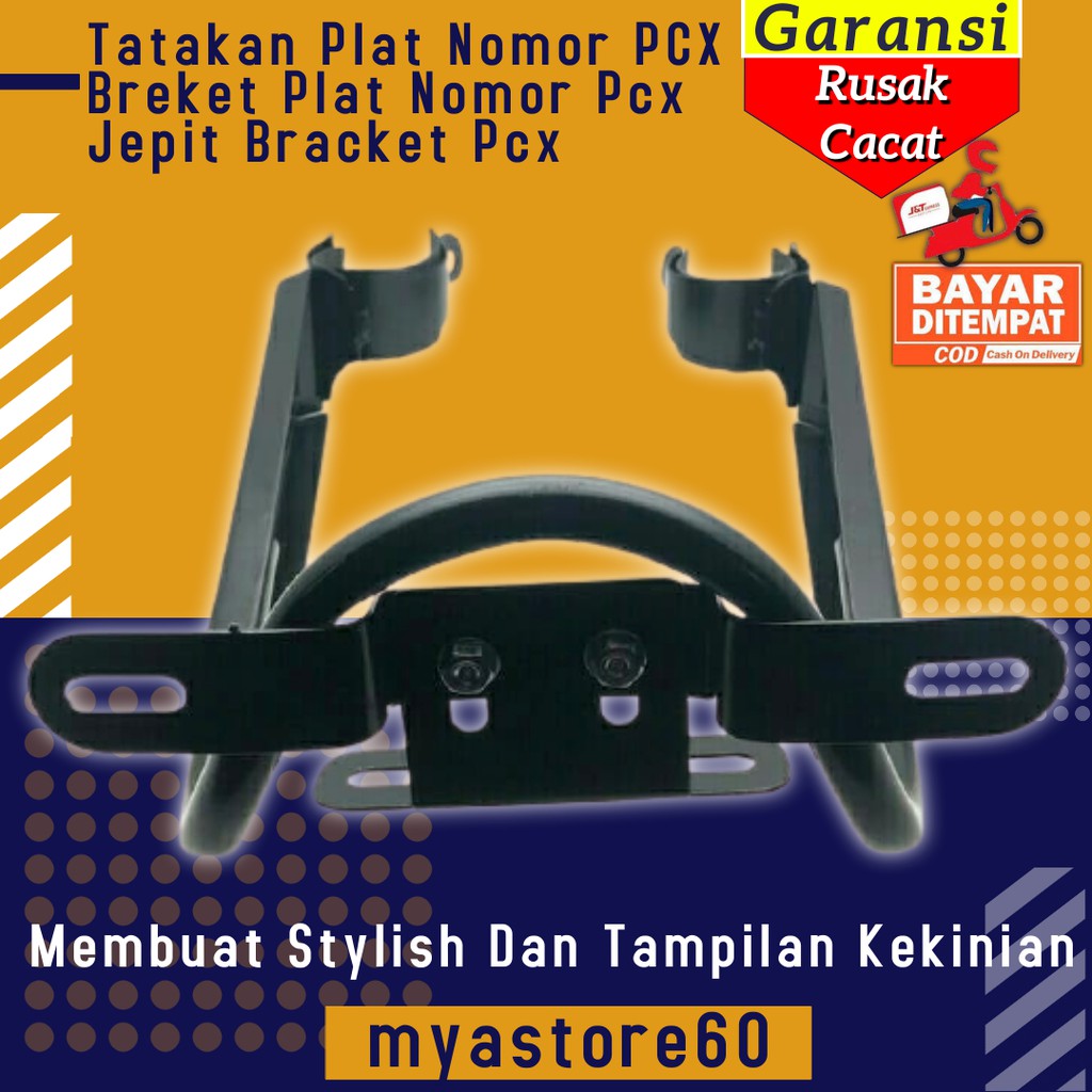 Bracket Dudukan Tatakan Plat Nomor Honda PCX