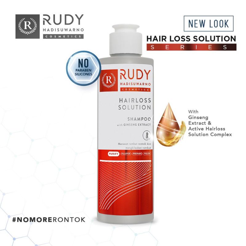 RUDY HADISUWARNO Hairloss Defense Shampoo | Conditioner Ginseng 200ml