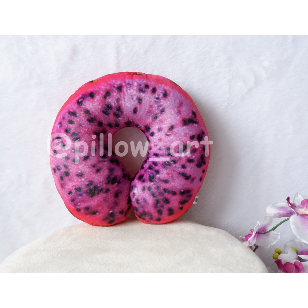 Pillowart - Bantal Leher Motif Buah Buahan - ART134