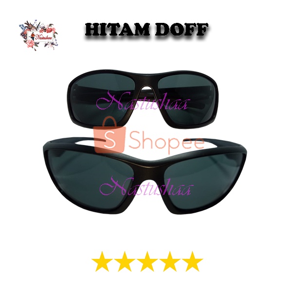 Kacamata Sepeda Bersepeda Olahraga Untuk Wanita Pria Sunglasses Cycling Lari Sports Kacamata Gaya Sporty Model Wrap Arounds Unisex