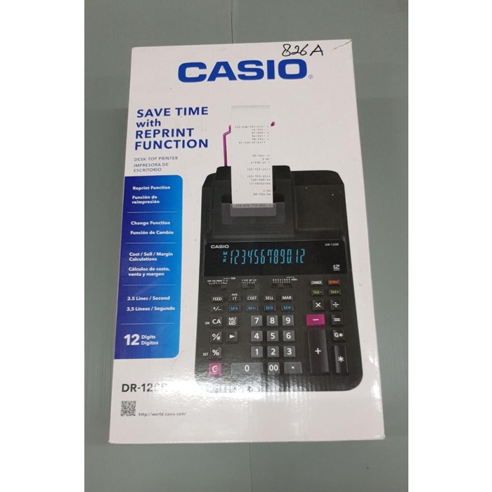 

CALCULATOR CASIO DR-120R REPRINT PRINTER | KALKULATOR