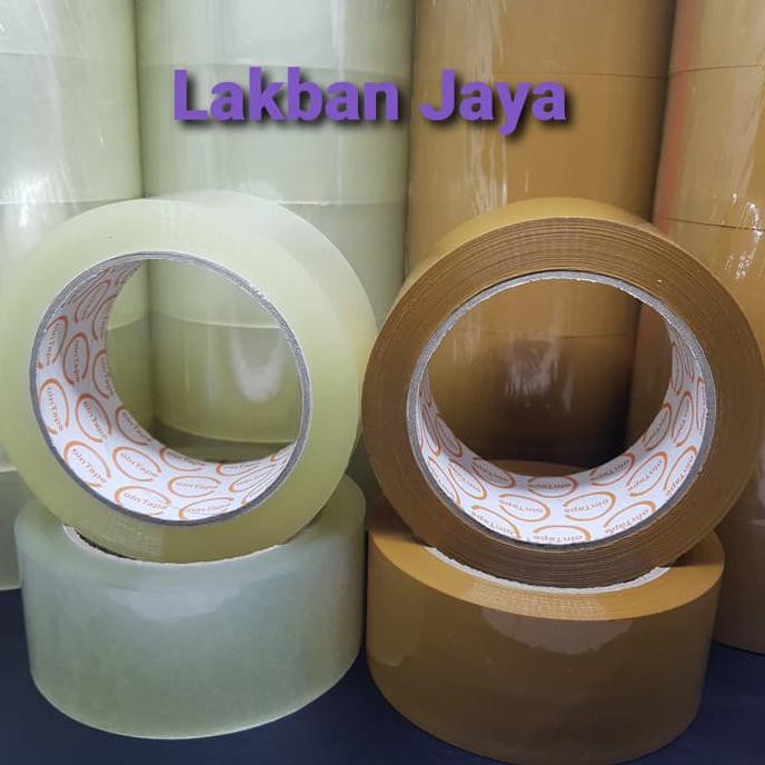 

Best Seller] Promo Lakban Bening Dan Coklat Uk 45Mmx100 Yard Khusus Gojek Dan Grab - Cokelat