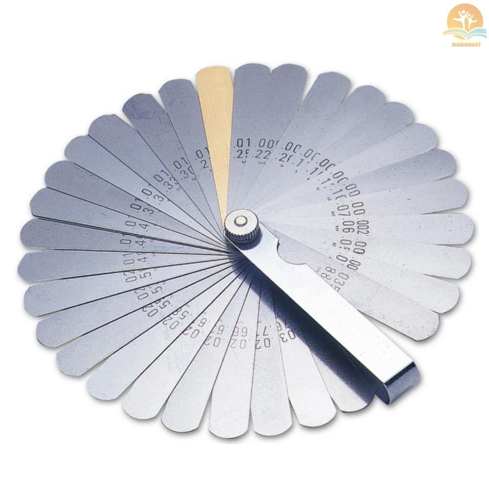 Set Penggaris Radius Gage 32 Blade Feeler Untuk Luthier Gitar