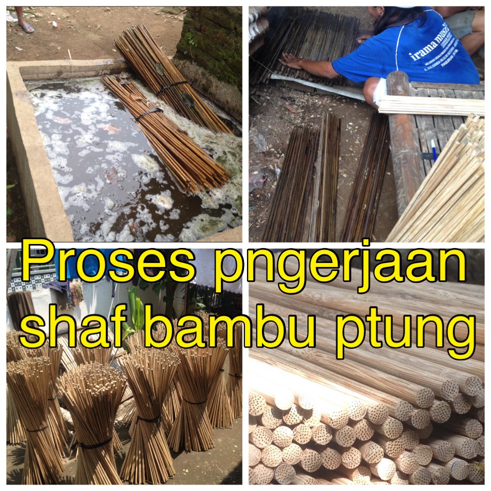 shaft arrow bambu petung murah POLOS