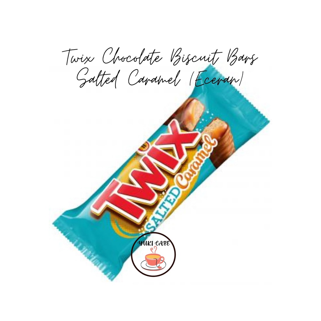 

COKELAT - TWIX CHOCOLATE BISCUIT BARS SALTED CARAMEL (ECERAN)