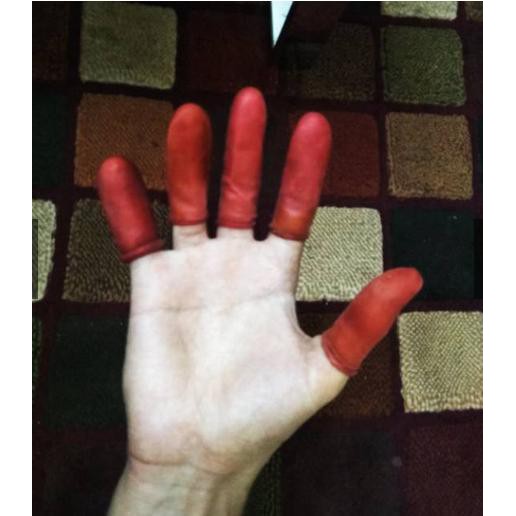 Sarung Tangan Karet Pelindung Jari Finger Coat