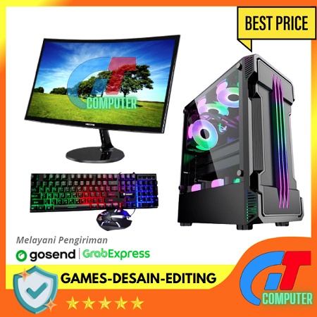 Paket Gaming Lengkap i5 3470 Desain-Editing Multitasking