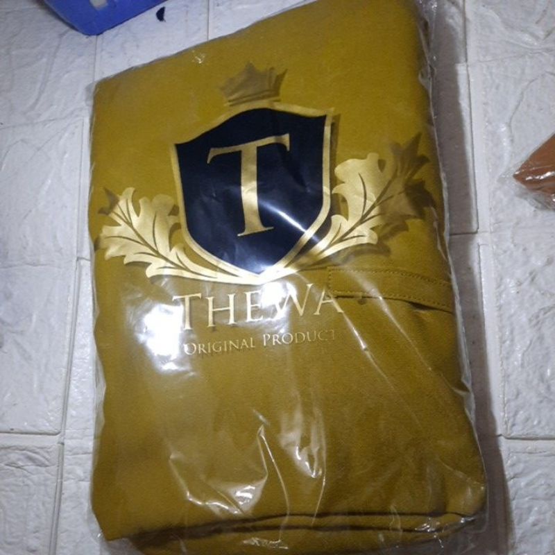 Thewa//khimar kenanga tali ori Thewa-Kuning lemon