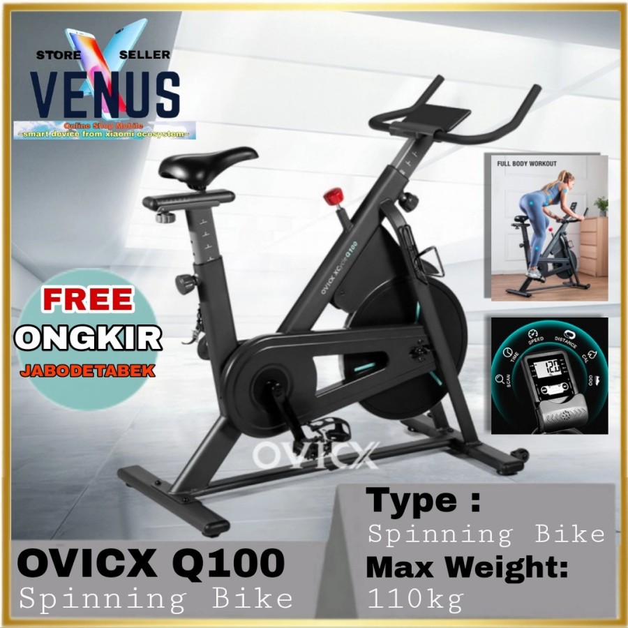 OVICX XQIAO Q100 Spinning Bike Automatic - Xiaoqiao Sepeda Statis