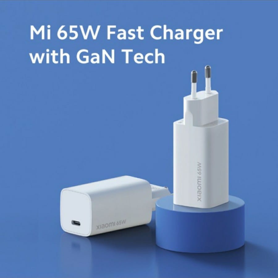 XIAOMI CHARGER 65W GaN Type A + Type C - GARANSI RESMI