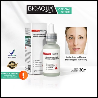 [ORI] Bioaqua Hexapeptide Tender Wrinkle Care Essence 30ml Menjaga Keseimbangan Kelembaban Kulit &amp; Meningkatkan Kekasaran Kulit Wajah