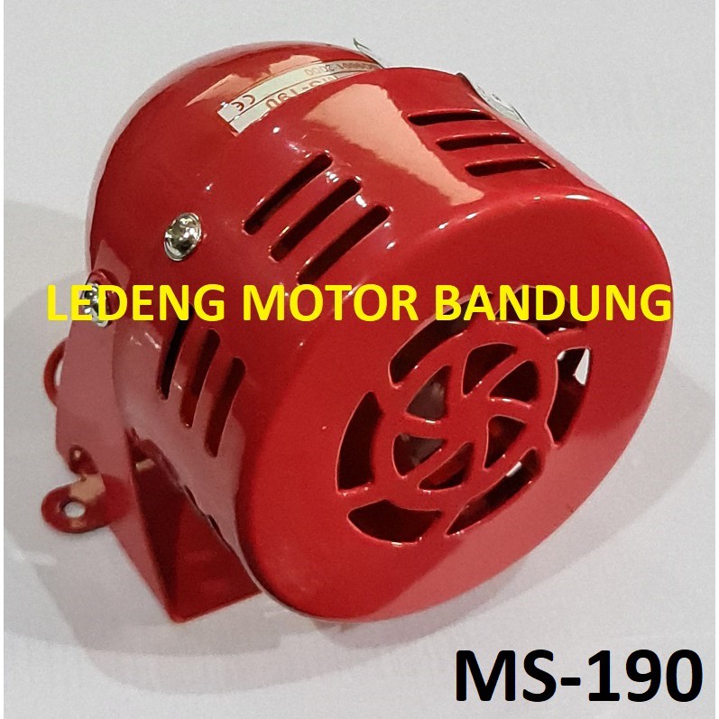 Sound Motor Siren Mini TAB MS-190 Klakson Alarm Sirine Kebakaran