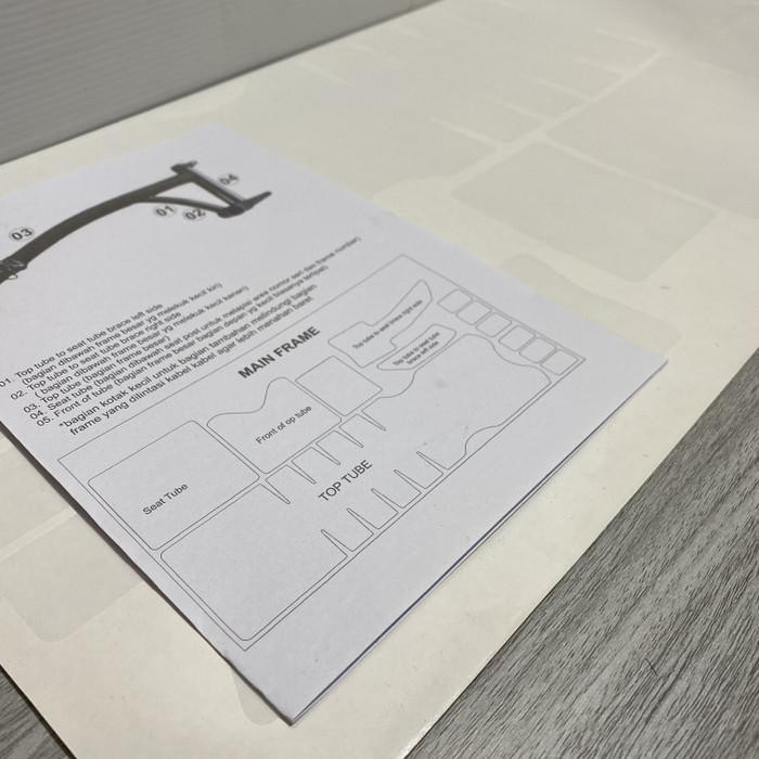 

BESTSELLER PROMO laminating sticker brompton gloss atau doff frame only ORIGINAL BERKUALITAS