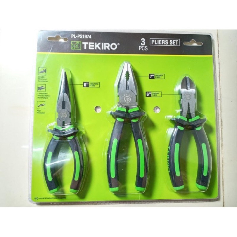 (TEKIRO) Tang Kombinasi 7&quot;, Lancip 6&quot;, Potong 6&quot; Set(TEKIRO) NEW ITEM