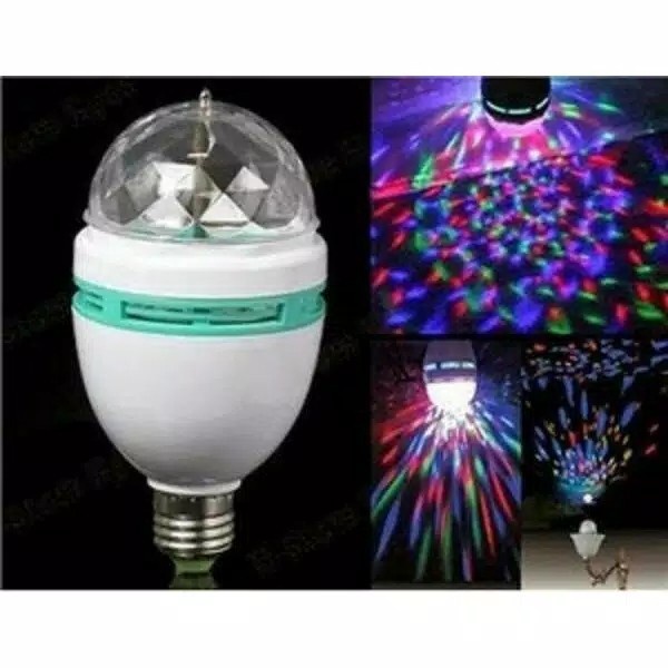 Bohlam Disco Full Colour Lampu Disco Putar Warna Warni LED IMLEK NATAL Grosir