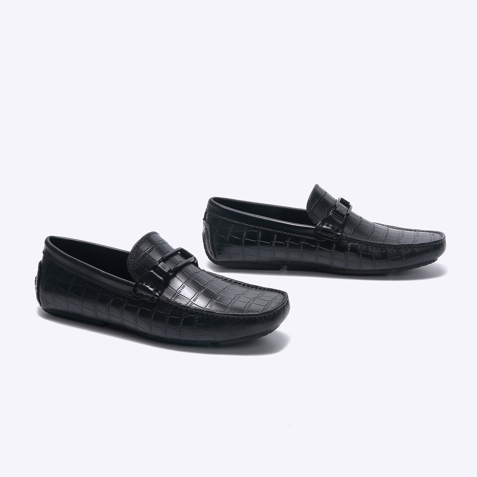 SEPATU PANSUS EVERBEST PRIA ORIGINAL LOAFER KULIT BRANDED HITAM EM78