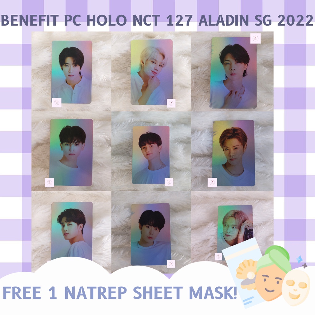 Official Benefit Phocard Aladin NCT 127 Season's Greeting 2022 MARK TAEYONG JAEHYUN JOHNNY HAECHAN D