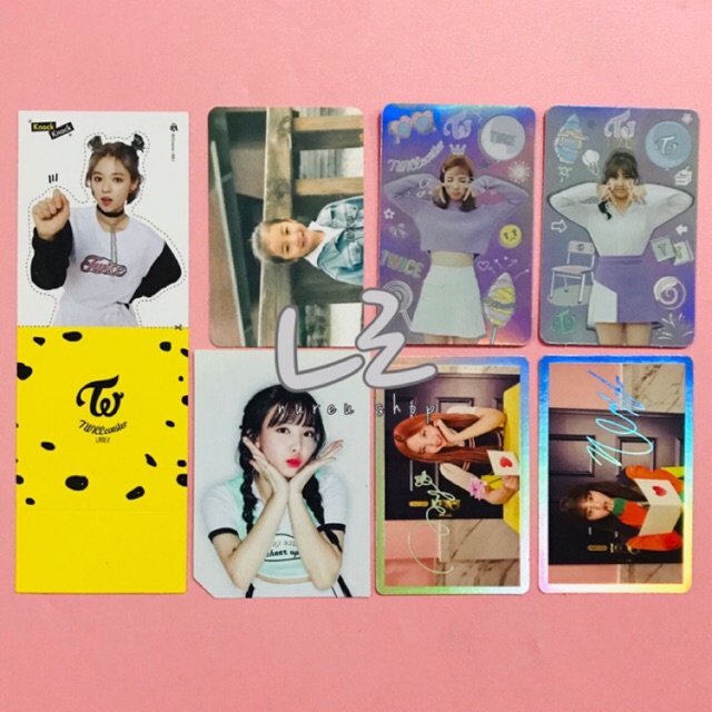 TWICE Photocard (TSB Page Two TWICEcoaster Signal) Nayeon Momo Sana Jihyo Dahyun Chaeyoung Tzuyu