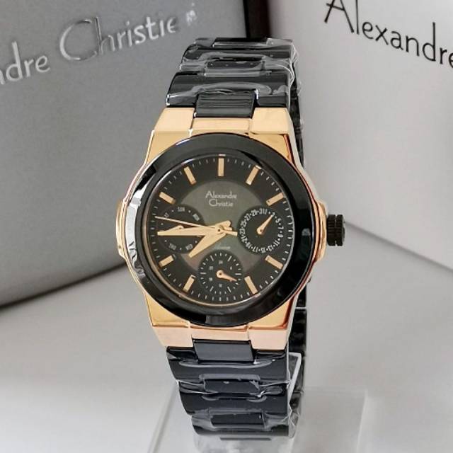 Alexandre christie AC 2224 keramik  jam tangan wanita