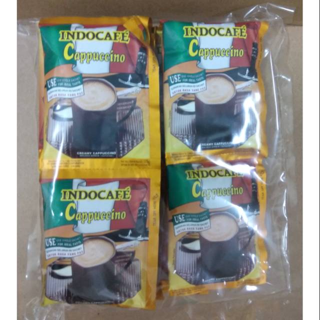 

INDOCAFE CAPPUCCINO Instant Coffee 25g Isi 20 Sachet