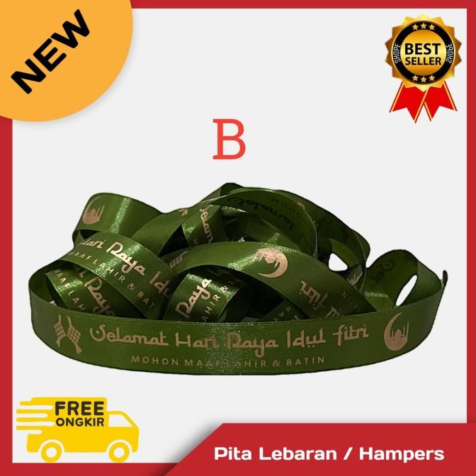 

Best Product!!! Pita Lebaran / Pita Hampers Lebaran / Pita Parsel - Paling Diminati
