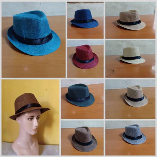 Topi fedora topi tompi import