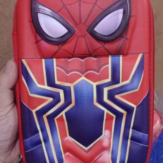 Kotak pensil smiggle super heroes spiderman,ironman,superman,batman,captainamerica-Spiderman