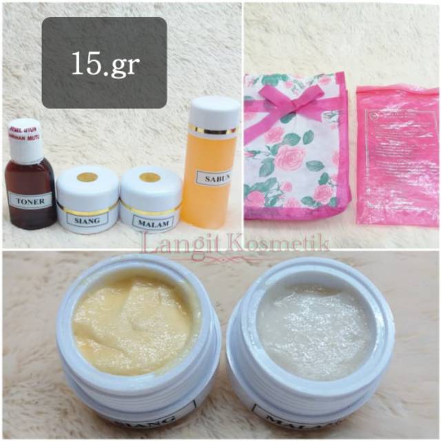 Paket cream wajah hn apoteker ori // paket scincare hn original 15gr