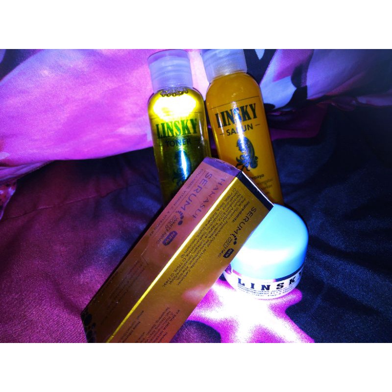 PAKET LINSKY BIRU GLOWING