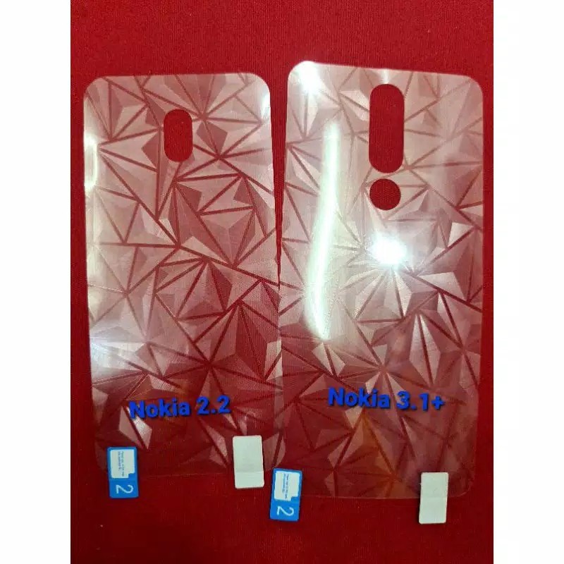 NOKIA 5.3 NOKIA 3.1+ 3.1 PLUS ANTI GORES BELAKANG SKIN DIAMOND, GARSKIN DIAMOND 3D ANTI JAMUR