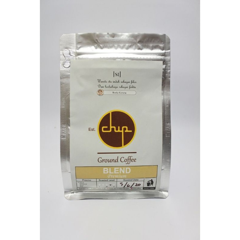 

Kopi Bubuk Chip Blend Candrageni 100 Gram