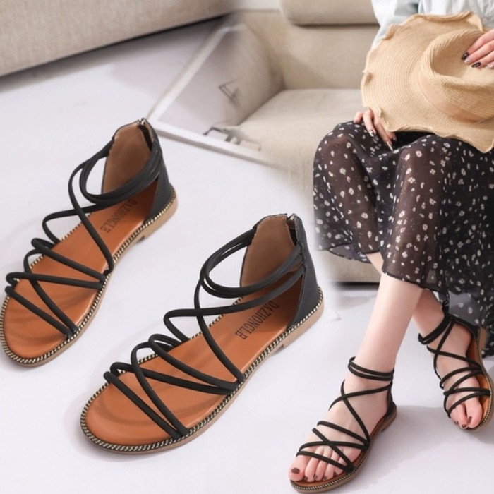 sandal teplek karet wanita sendal teplek tali sandal jepit teplek wanita sandal gladiator DV03