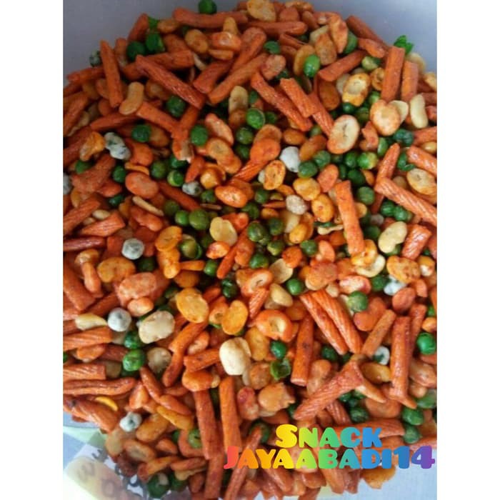 

Snack Kacang Campur / Kacang Mix Cemilan Gurih 500 Gram