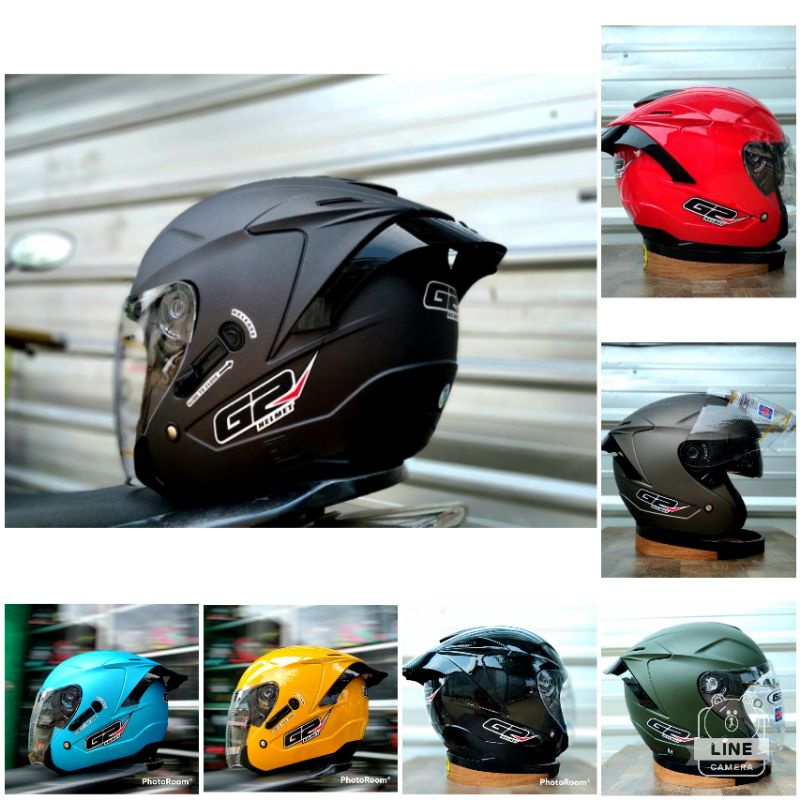 Helm G2 Optimak Polos Paket Ganteng Spoiler
