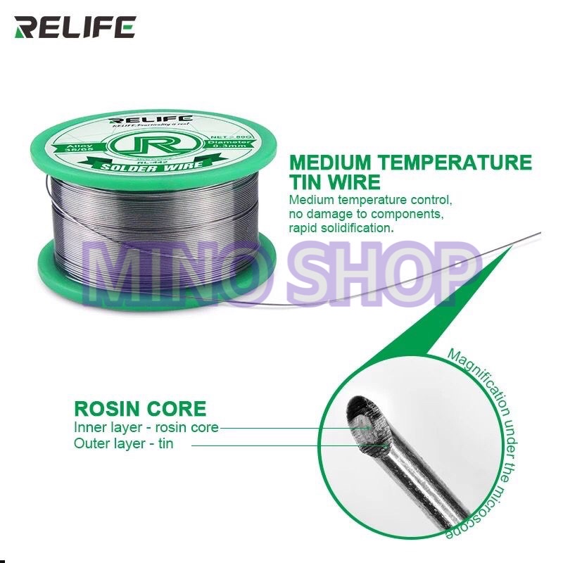 TIMAH SOLDER - SOLDERING WIRE RELIFE RL-441 35G