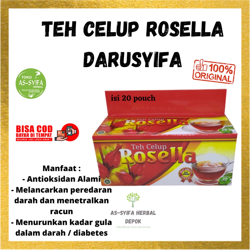 

Teh Celup Rosella Merah Darusyifa | Herbal Hipertensi dan Kolestrol