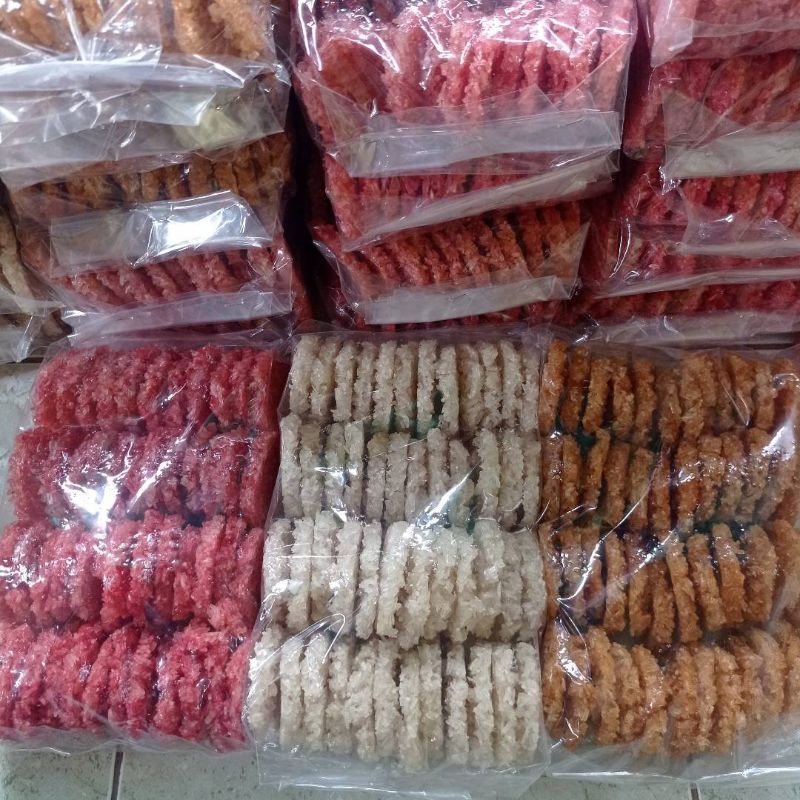 

RENGGINANG KETAN RASA TERASI 50 PCS/mentah