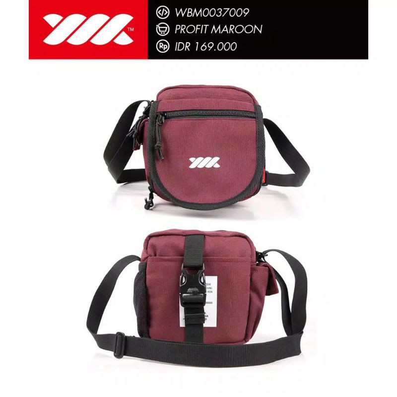 Tas Selempang Kecil / Sling Bag PROFIT MAROON WADEZIG Original