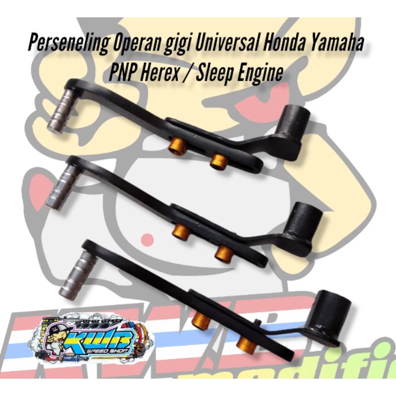 Perseneling porseneling operan gigi cungkit cungkil universal honda yamaha earls black racing