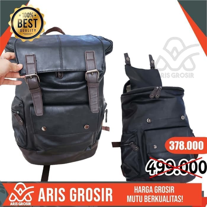 Tas Ransel Kulit Pria Impor Original Premium Bkn Eiger Asli Termurah X112