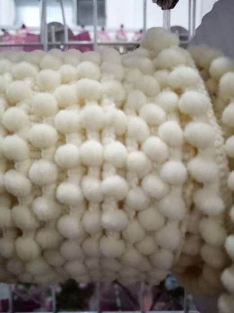 Renda pompom kecil