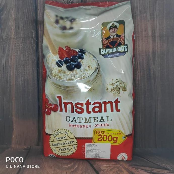 

CAPTAIN OATS INSTANT OATMEAL 1 KG - SEREAL OATS HAVERMOUT 1KG