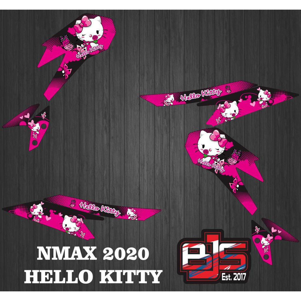 Striping nmax new 2020-2023 - Stiker Decal NMAX 2020 hello kitty