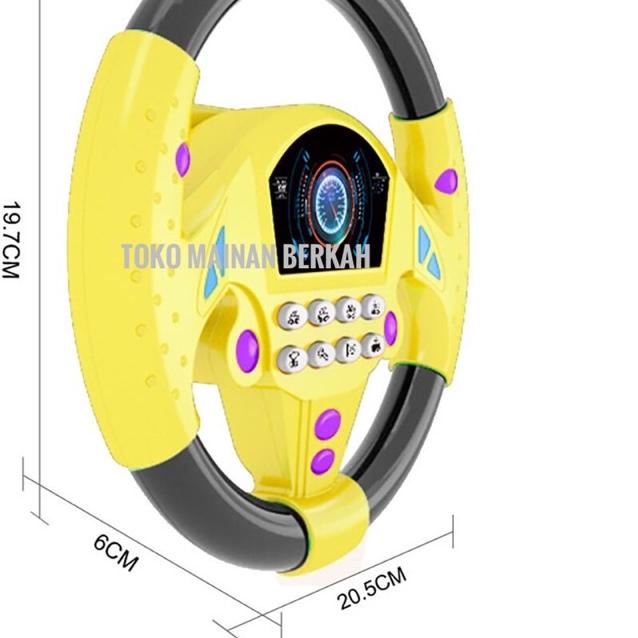 ✦ [ ] STEERING WHEEL ANAK DI MOBIL MAINAN SETIR SETIRAN MOBIL | MAINAN STEERING WHEEL ➽