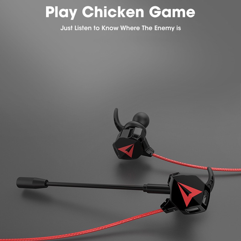 ⚡YZ E-sports headset gaming full bass buat hp Gaming Earphone PUBG Hape G5 dengan Microphone 3.5mm Earphone Gaming Kabel HiFi Stereo bisa COD Free Case