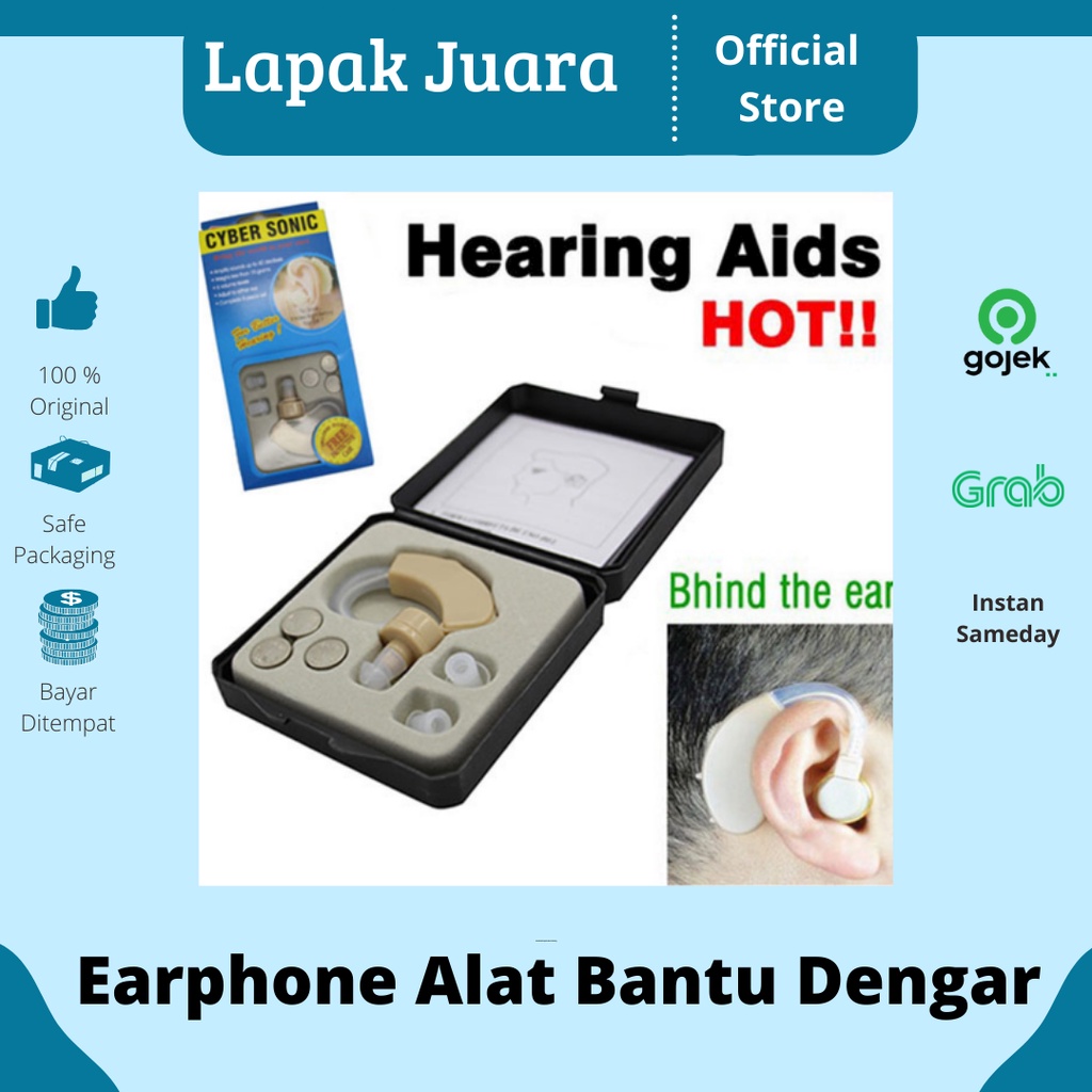 Alat Bantu Dengar | Alat Bantu Dengar Orang Tua | Alat Bantu Dengar Telinga | TaffOmicron Earphone Alat Bantu Dengar Pengeras Suara Hearing Aid